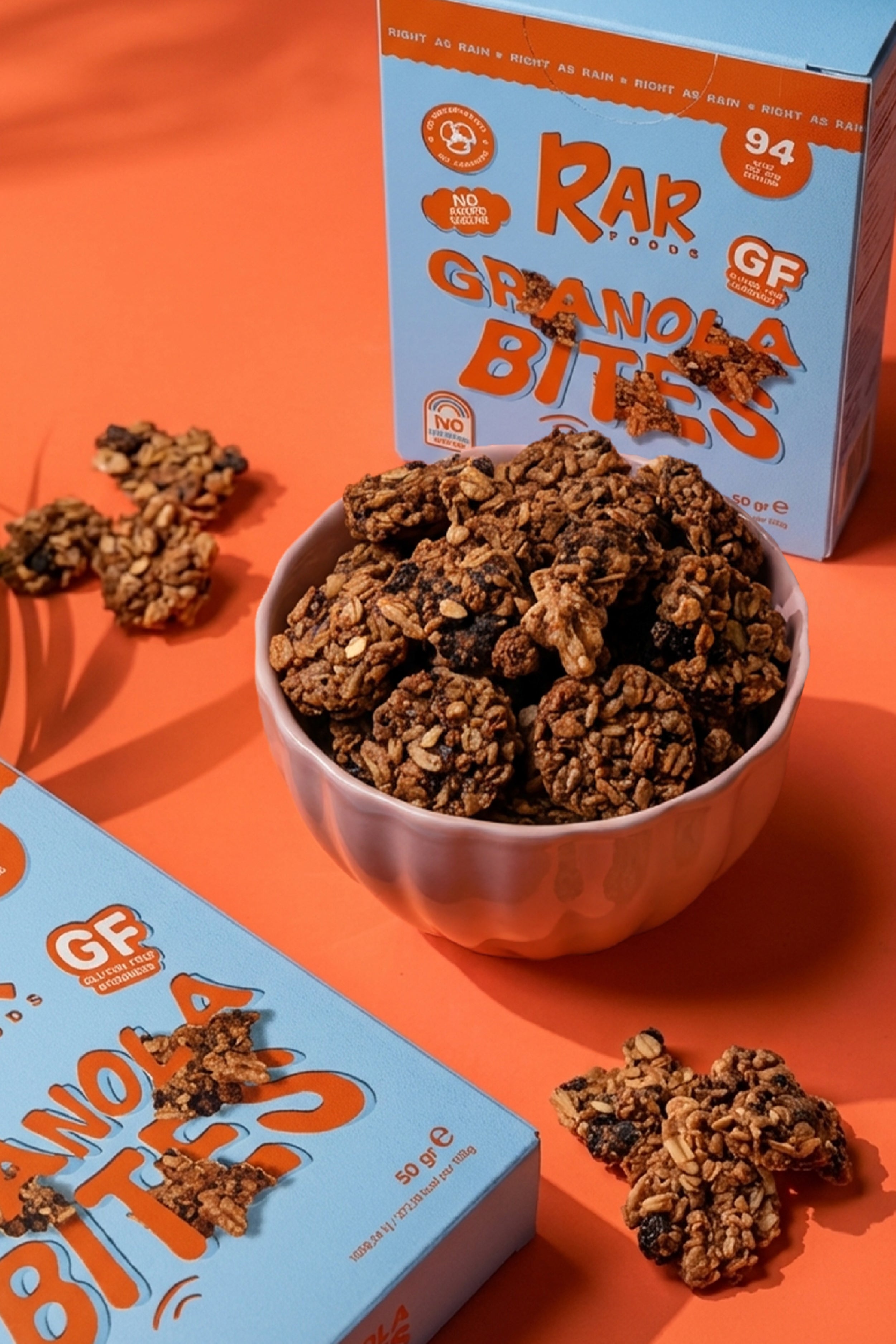 8x Granola Bites  50 gr - RARFoods