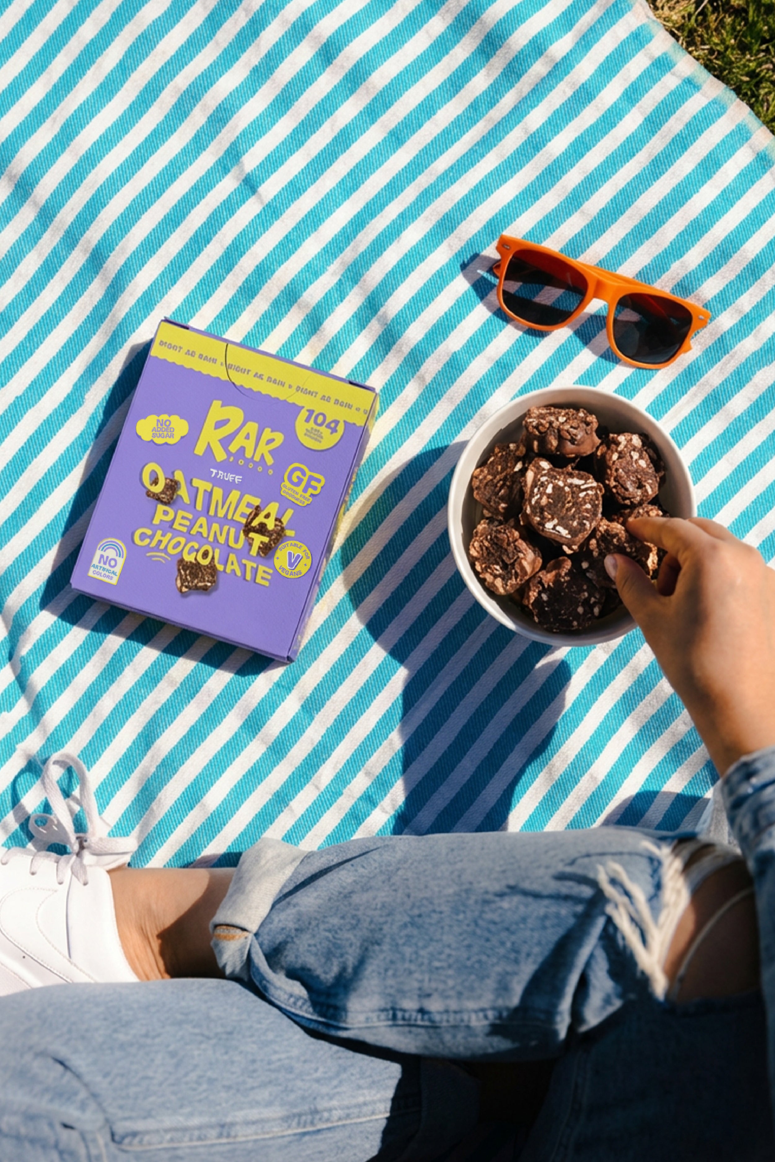8x Truff Oatmeal Peanut Chocolate 50 gr - RARFoods